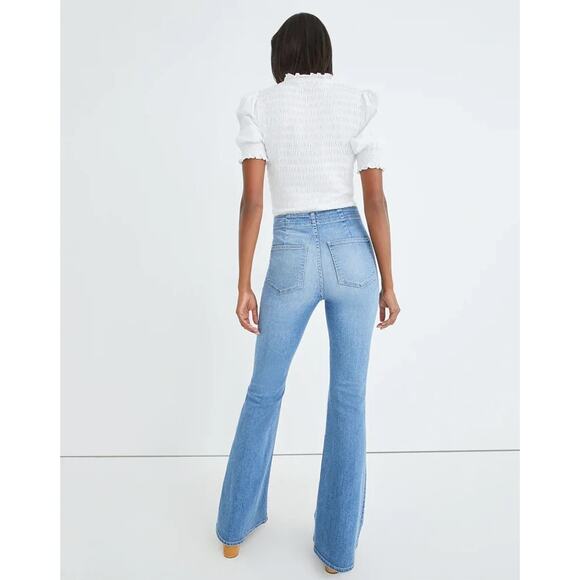 VERONICA BEARD Sheridan High Rise Flare Sailor Jeans Sodalight Revolve 29 $400 - Picture 10 of 10